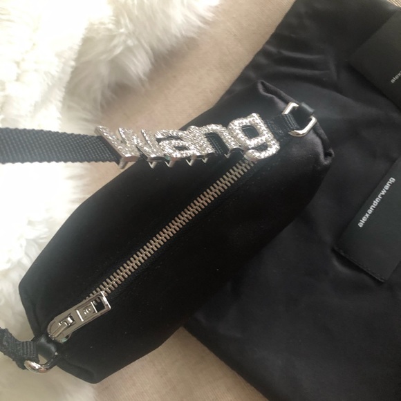 Alexander Wang style mini bag rhinestones - Picture 2 of 9